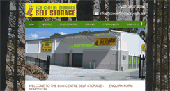 Desktop Screenshot of ecoselfstorage.com.au